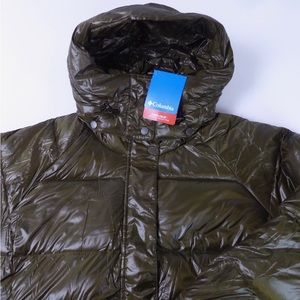 Columbia Omni-Heat Northern Gorge Puffer Down Jacket NWT Removable Hood